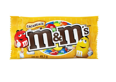 CHOCOLATE M&M PEANUT 49.3 GRS BOLSA C6