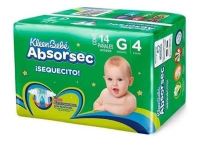 KLEEN BEBE ABSORSEC GDE C14