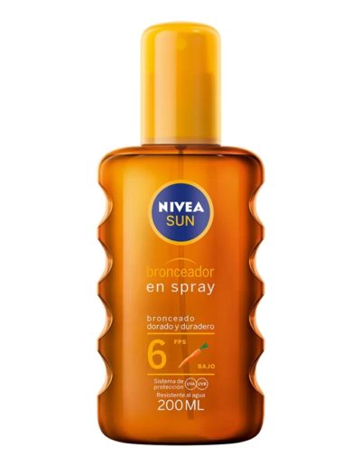 NIVEA SUN SPRAY CON ACEITE DE ZANAHORIA FPS 6