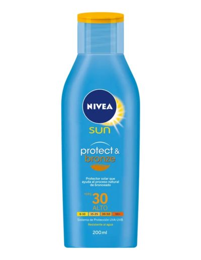 PROTECTOR SOLAR SUN PROTECT & BRONZE DE 200 ML FPS 30