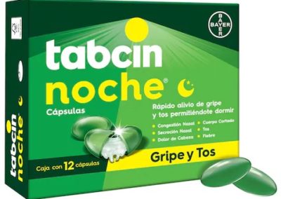 TABCIN NOCHE (GRIPE Y TOS) C 12 TABLETAS