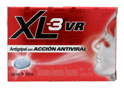 XL3 VR ANTIVIRAL C 24 TABLETAS