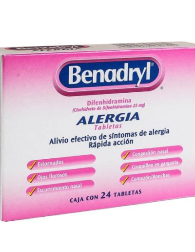 Benadryl 24 tabs