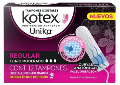 TAMPONES KOTEX UNIK REGULAR C 12