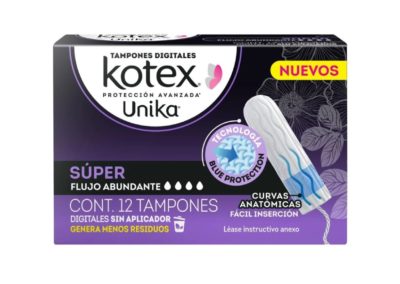 TAMPONES KOTEX UNIK SUPER C 12