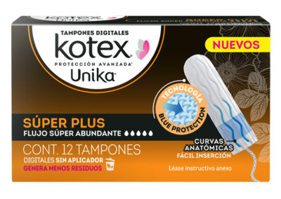 TAMPONES KOTEX UNIK SUPER PLUS C 12